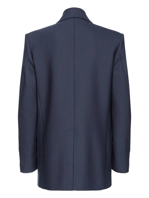 PINKO pinstripe double-breasted blazer - Blue - zdjęcie produktu nr 2