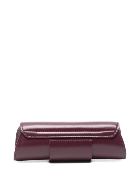 Jil Sander Cannolo cylindrical leather glasses case - Purple - zdjęcie produktu nr 2