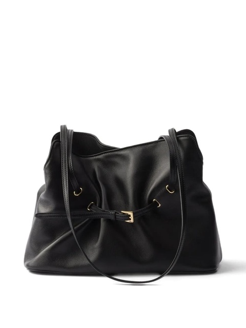 Prada small Dada leather tote bag - Black - zdjęcie produktu nr 2