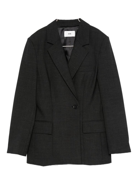 SOLOTRE notched-lapel blazer - Black - zdjęcie produktu nr 1