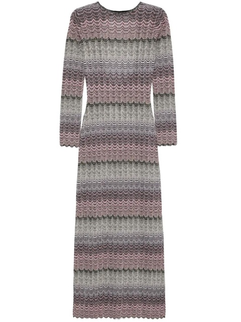 Missoni Greek-motif maxi dress - Pink - zdjęcie produktu nr 1