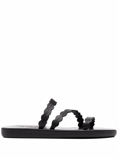 Ancient Greek Sandals Oceanis leather sandals - Black - zdjęcie produktu nr 1