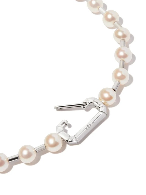 EÉRA 18kt white gold diamond and pearl necklace - Silver - zdjęcie produktu nr 2
