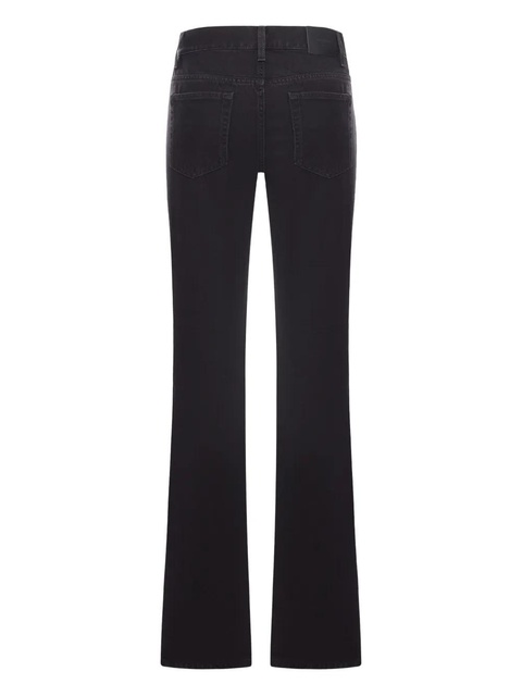 Saint Laurent logo-patch jeans - Black - zdjęcie produktu nr 2