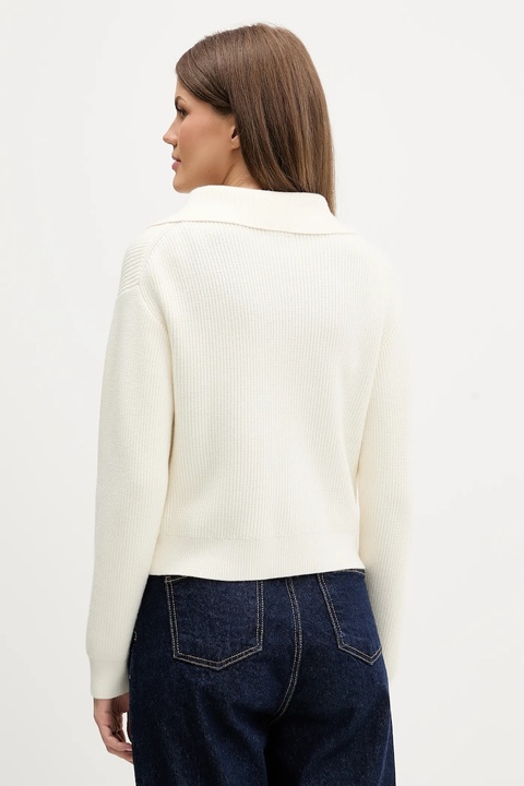 Guess Jeans kardigan damski kolor beżowy W5BR06 Z0572 - zdjęcie produktu nr 2
