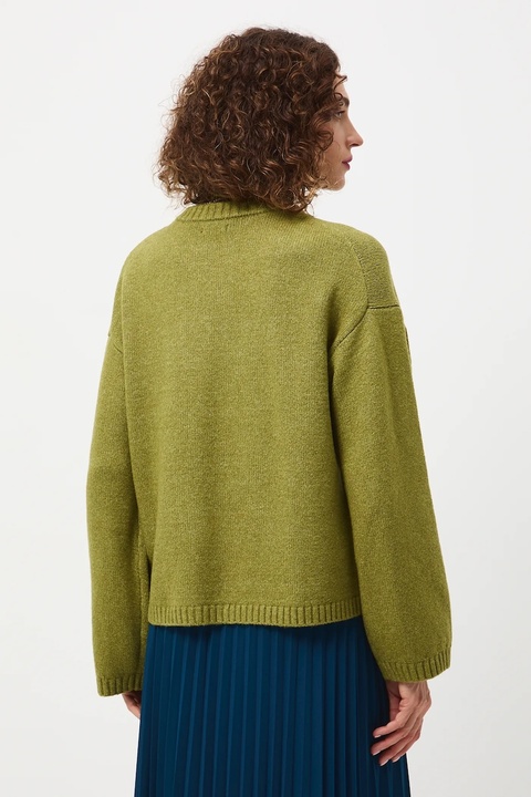 Medicine sweter damski kolor zielony ciepły - zdjęcie produktu nr 2