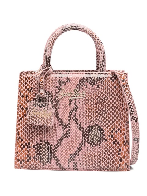 MC2 Saint Barth snakeskin top handle tote bag - Pink - zdjęcie produktu nr 1