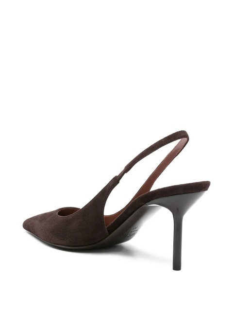 Paris Texas 75mm slingback pointed-toe sandals - Brown - zdjęcie produktu nr 2