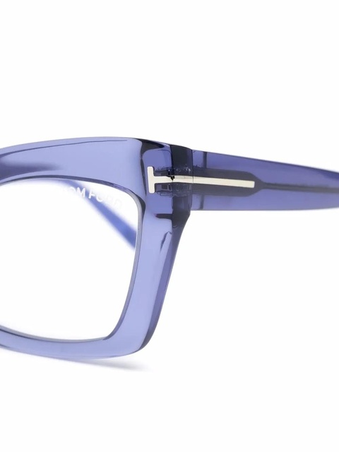 TOM FORD Eyewear cat-eye frame glasses - Blue - zdjęcie produktu nr 2