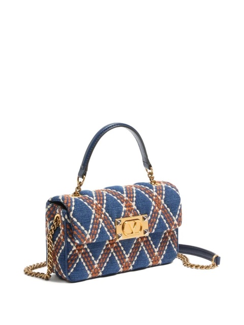 Valentino Garavani quilted shoulder bag - Blue - zdjęcie produktu nr 2