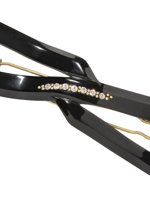 Jennifer Behr Françoise french barrette - Black - zdjęcie produktu nr 2