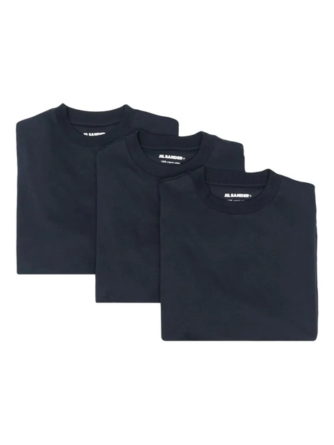 Jil Sander logo-detail T-shirt (pack of three) - Blue - zdjęcie produktu nr 1