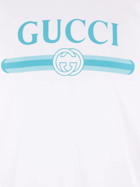 Gucci logo-print T-shirt - White - zdjęcie produktu nr 2