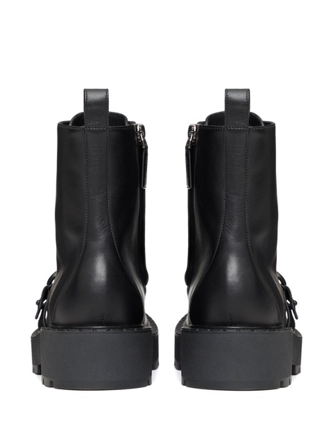 Valentino Garavani 45mm VLogo Signature combat boots - Black - zdjęcie produktu nr 2