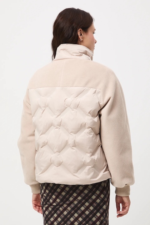 Medicine kurtka damska kolor beżowy - zdjęcie produktu nr 2