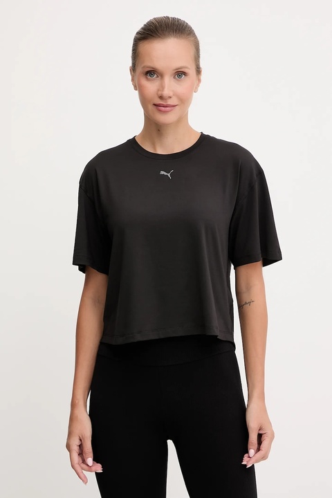 Puma t-shirt treningowy damski kolor czarny 527457 - zdjęcie produktu nr 1