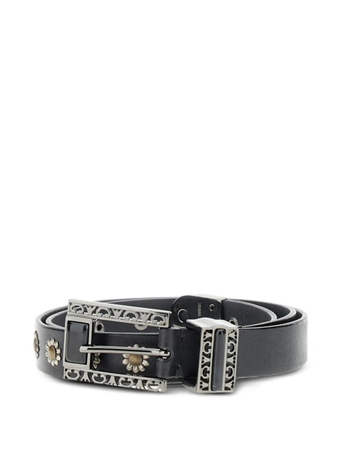 Golden Goose stud-embellishment leather belt - Black - zdjęcie produktu nr 2