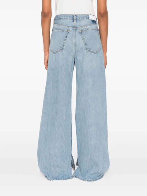 RE/DONE five-pocket design wide-leg jeans - Blue - zdjęcie produktu nr 2