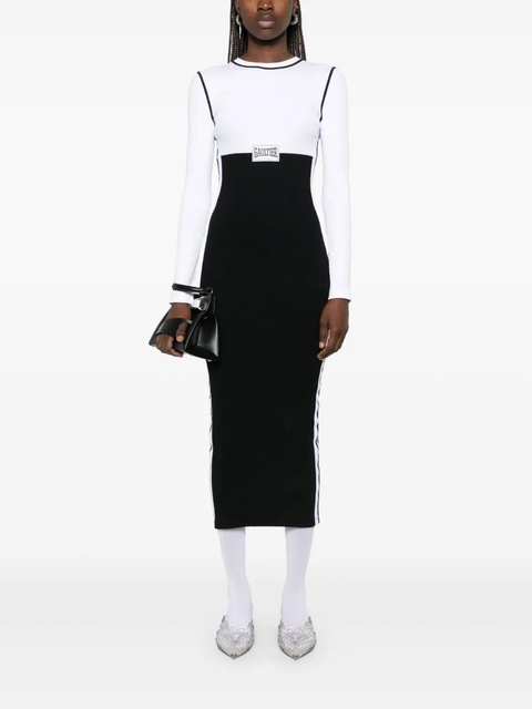 Jean Paul Gaultier colour-block maxi dress - White - zdjęcie produktu nr 1