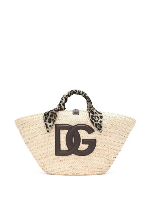 Dolce & Gabbana medium Kendra logo-patch tote bag - Neutrals - zdjęcie produktu nr 1