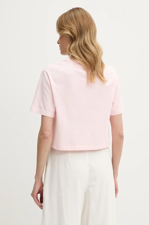 Tommy Jeans t-shirt bawełniany damski kolor różowy DW0DW20326 - zdjęcie produktu nr 2