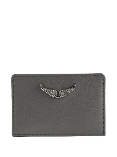 Zadig&Voltaire leather cardholder - Grey - zdjęcie produktu nr 1