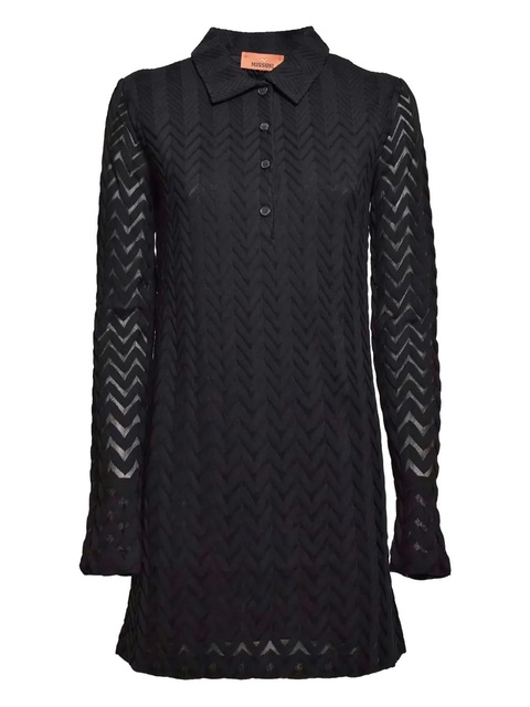 Missoni Zigzag mini dress - Black - zdjęcie produktu nr 1