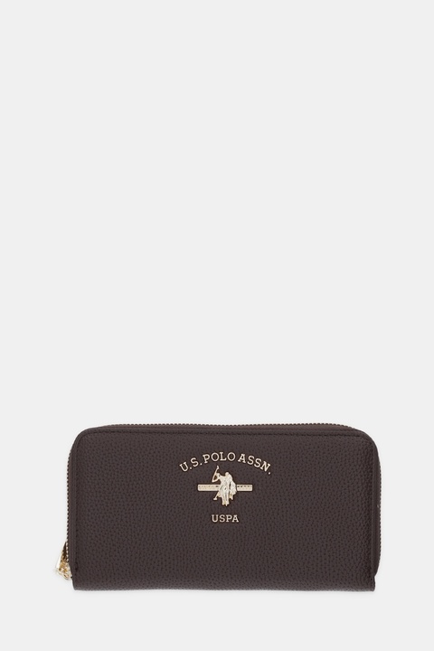 U.S. Polo Assn. portfel Stanford damski kolor brązowy WIUSS6207WVP - zdjęcie produktu nr 1