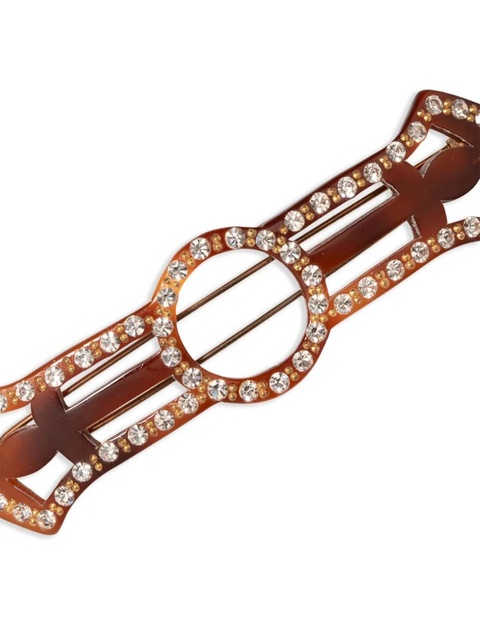 Jennifer Behr Magdaleine hair clip - Brown - zdjęcie produktu nr 2
