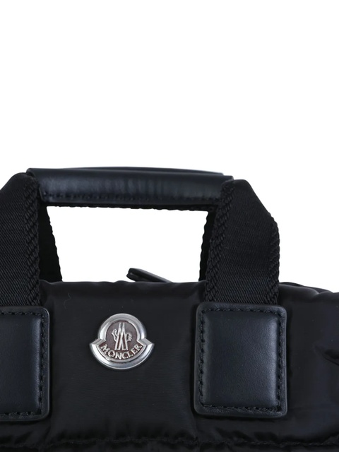 Moncler mini Caradoc quilted tote bag - Black - zdjęcie produktu nr 2