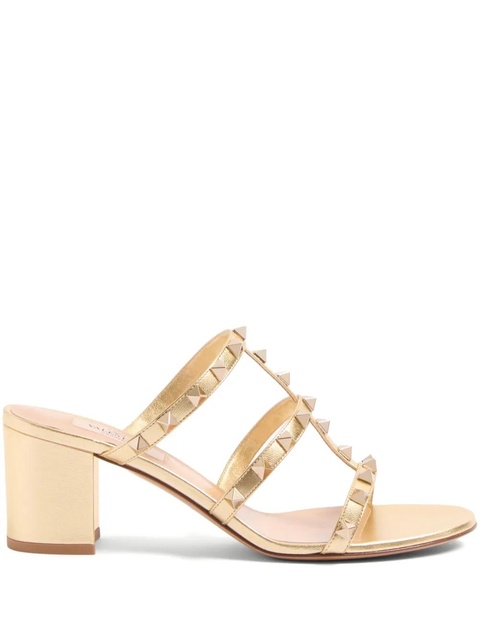 Valentino Garavani 60mm Rockstud sandals - Gold - zdjęcie produktu nr 1