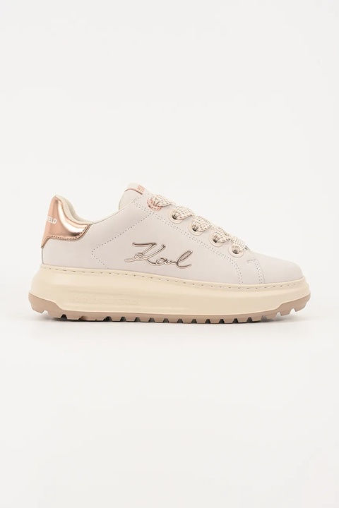 Karl Lagerfeld sneakersy KAPRI LUG damskie kolor beżowy KL67518A - zdjęcie produktu nr 1