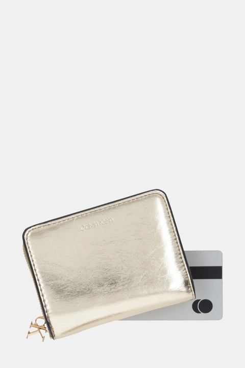 Calvin Klein portfel damski kolor złoty LV04F1103G - zdjęcie produktu nr 2