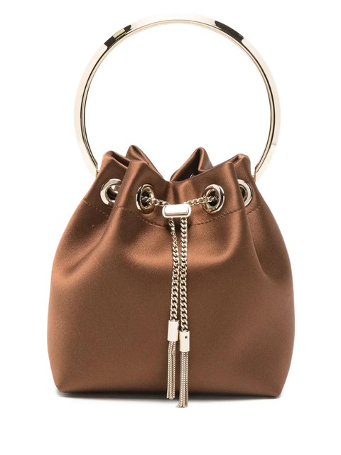 Jimmy Choo Bon Bon ring-handle tassel mini bag - Brown - zdjęcie produktu nr 1