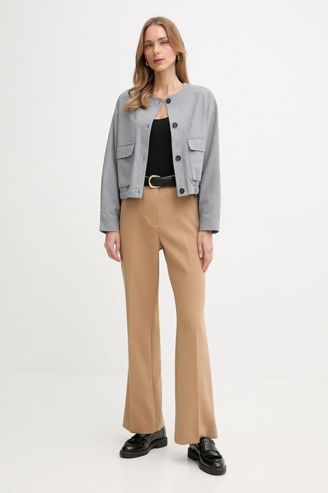 United Colors of Benetton kurtka kolor szary przejściowa 2QIKDN08N - zdjęcie produktu nr 1