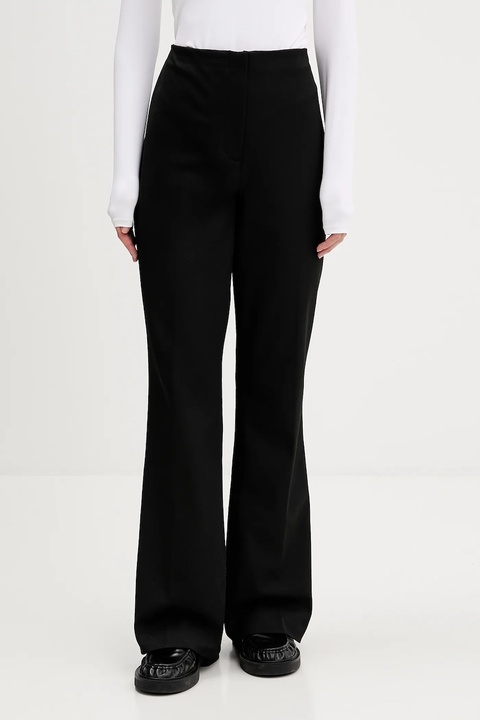Abercrombie & Fitch spodnie damskie kolor czarny dzwony high waist KI156-5443-900 - zdjęcie produktu nr 2
