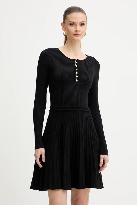 Morgan sukienka kolor czarny mini rozkloszowana RMCOSI - zdjęcie produktu nr 1