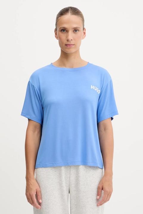 HUGO t-shirt lounge kolor niebieski 50490707 - zdjęcie produktu nr 1