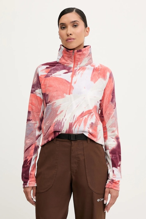 Columbia bluza sportowa Glacial IV kolor różowy wzorzysta 1802161 - zdjęcie produktu nr 1