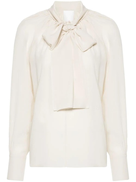 Givenchy 4G silk crepe blouse - Neutrals - zdjęcie produktu nr 1