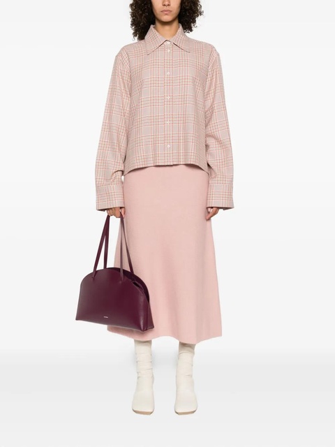Jil Sander wool A-line skirt - Pink - zdjęcie produktu nr 2