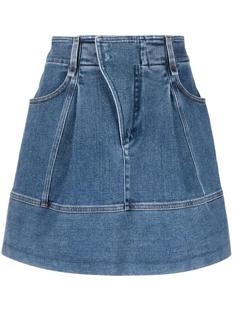 Chloé A-line denim skirt - Blue - zdjęcie produktu nr 1