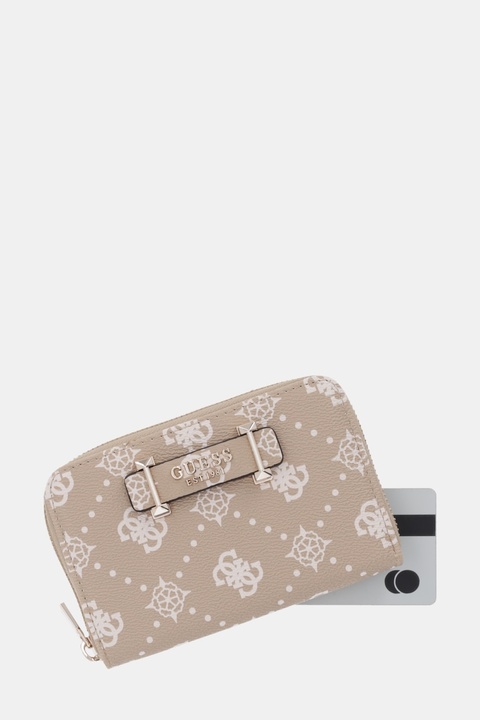 Guess portfel SILIA damski kolor beżowy SWGP98 90140 - zdjęcie produktu nr 2