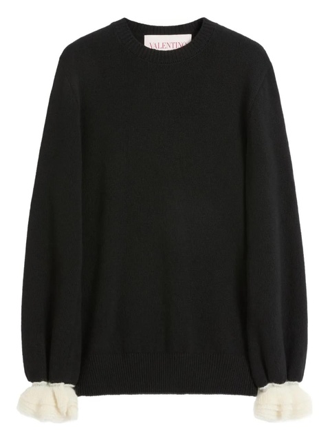 Valentino Garavani wool-mohair sweater - Black - zdjęcie produktu nr 1