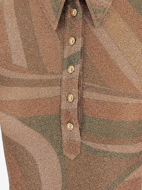 PUCCI buttoned top - Brown - zdjęcie produktu nr 1