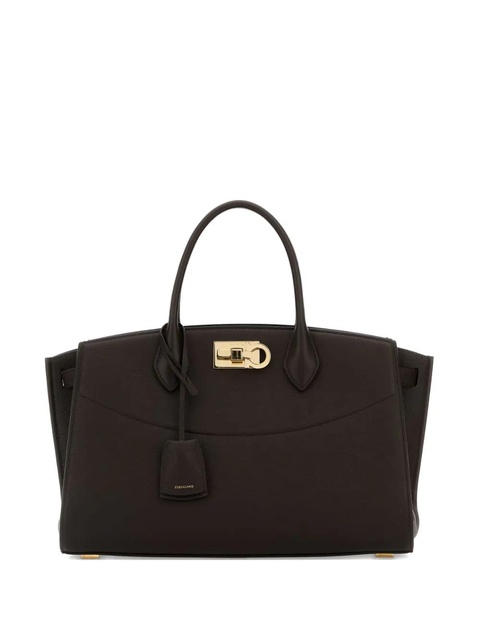 Ferragamo Ferragamo Studio leather tote bag - Brown - zdjęcie produktu nr 1