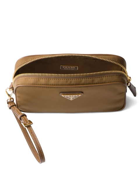 Prada Re-Edition 1978 Re-Nylon clutch bag - Brown - zdjęcie produktu nr 2