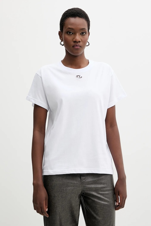 Diesel t-shirt T-MAREY damski kolor biały A17736.0NIAX - zdjęcie produktu nr 1