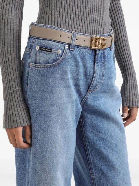 Dolce & Gabbana logo-plaque jeans - Blue - zdjęcie produktu nr 2