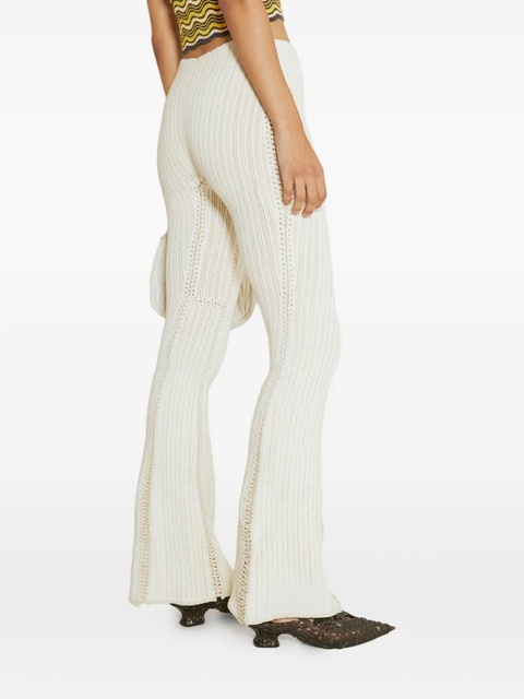 Isa Boulder ribbed embellished trousers - White - zdjęcie produktu nr 2